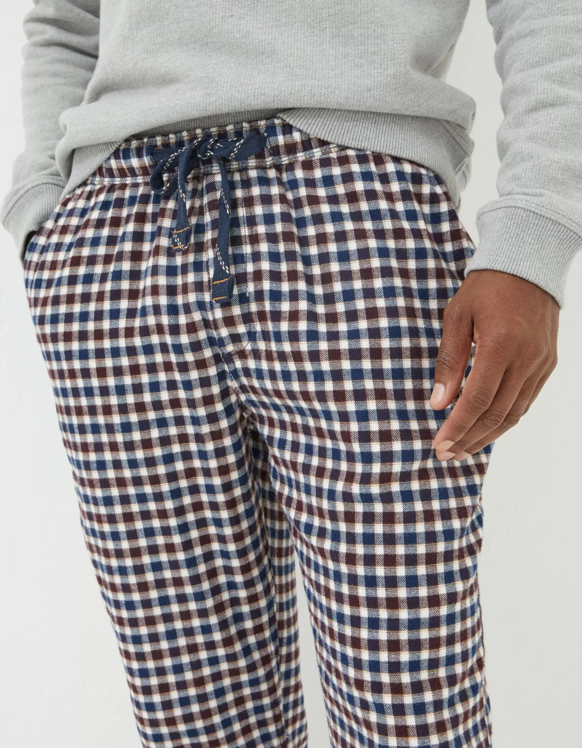Keswick Light Check Pyjama Bottoms
