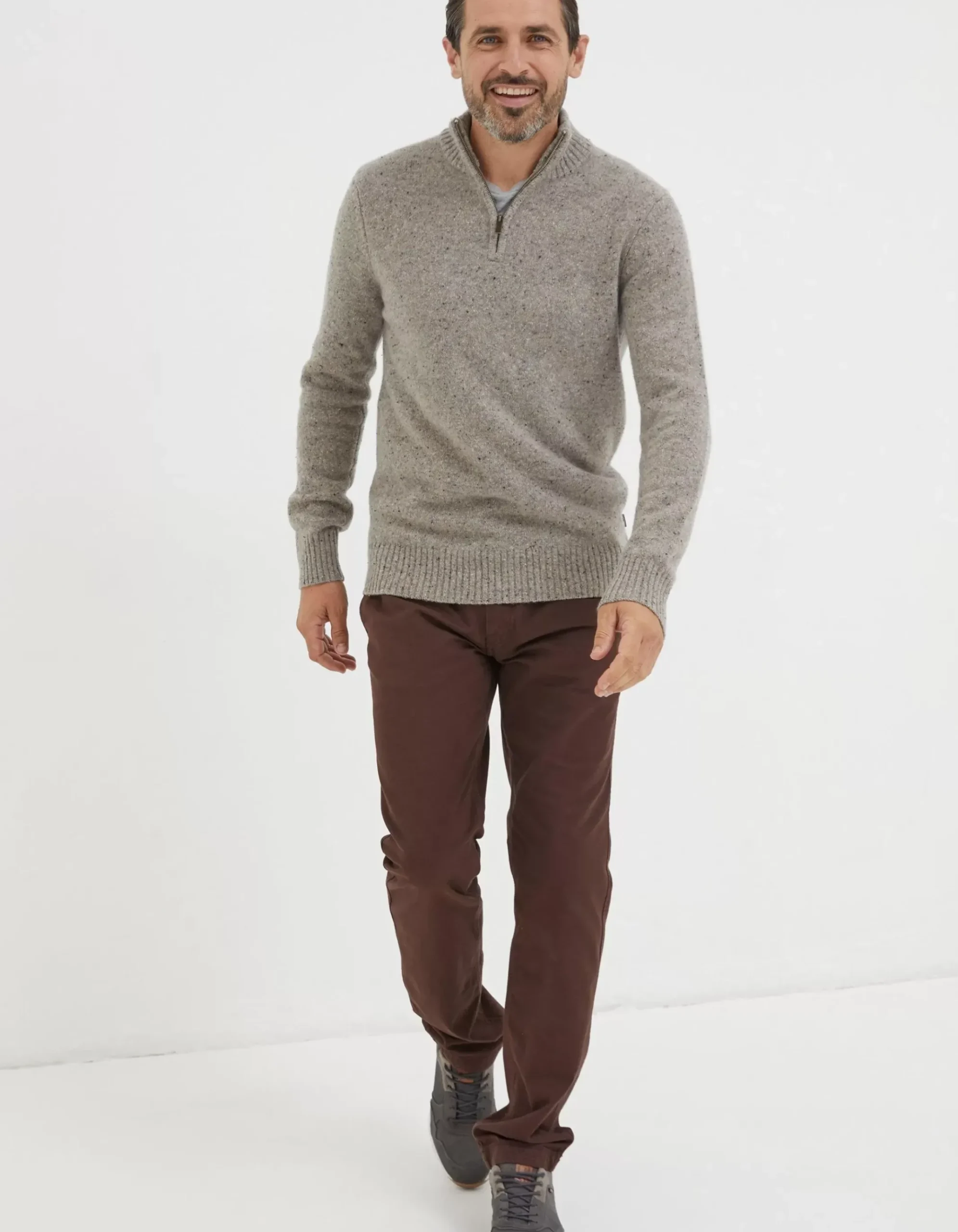 Lambswool Half Neck Jumper