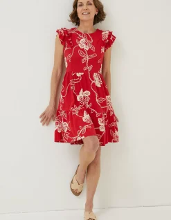 Laurie Batik Jersey Dress