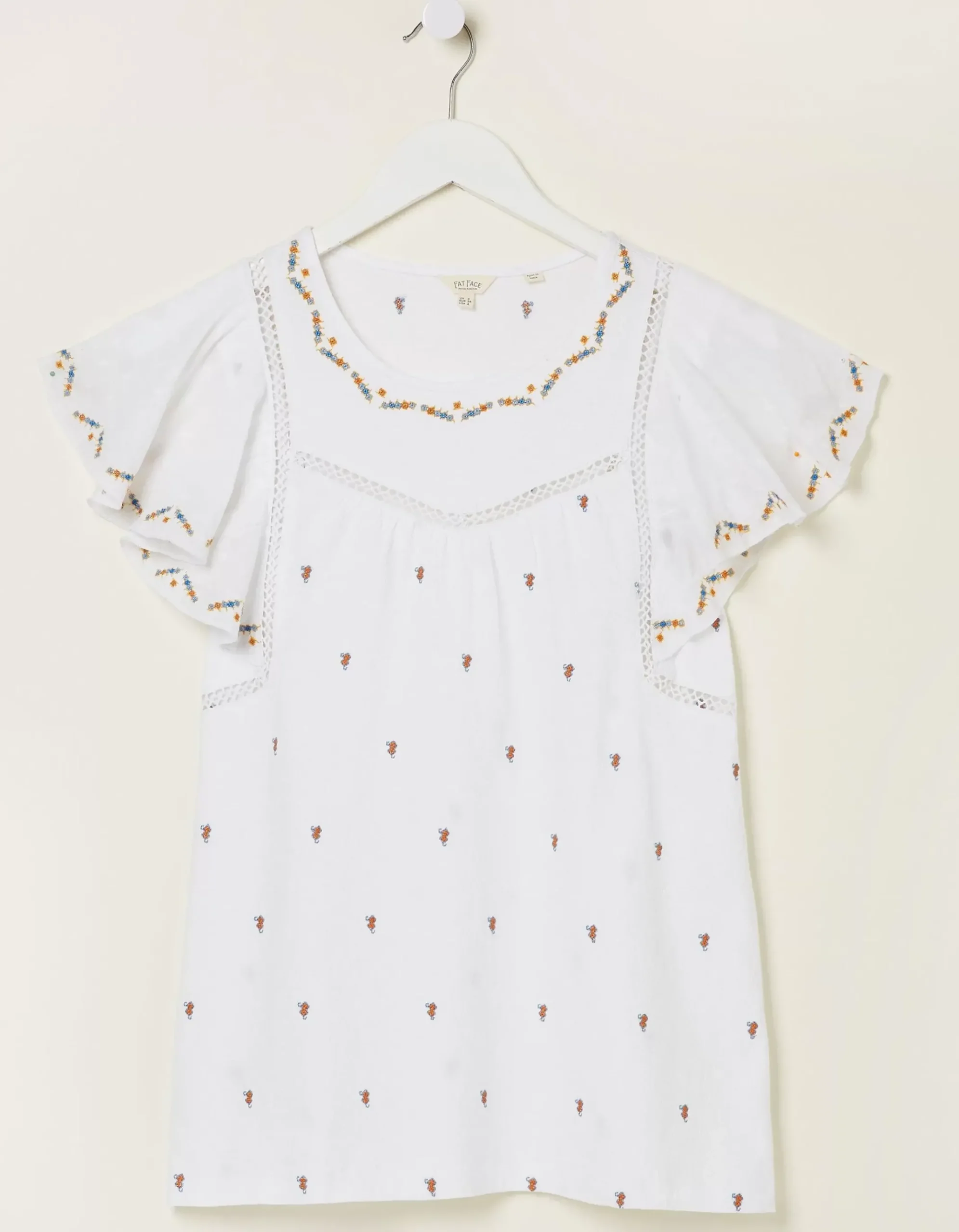 Leah Embroidered Top