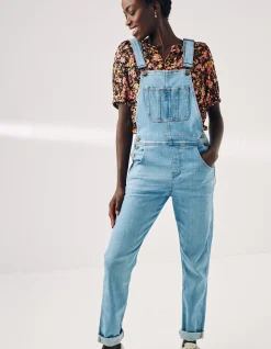 Lewes Slim Leg Denim Dungarees