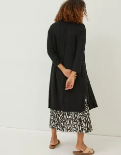 Lindsay Cotton Linen Longline Cardigan