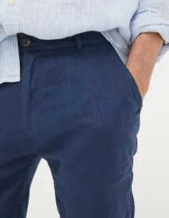 Linen Flat Front Shorts