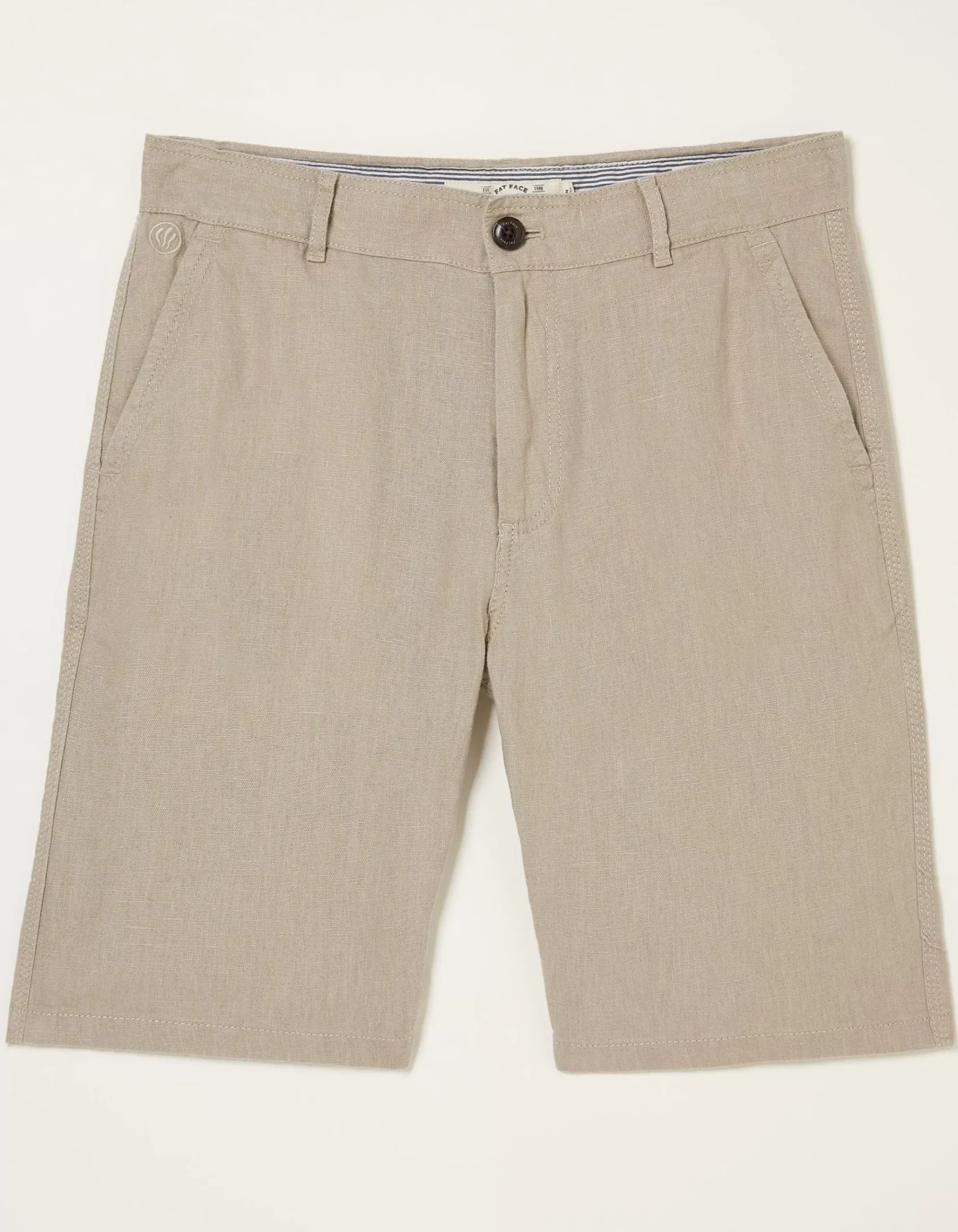 Linen Flat Front Shorts
