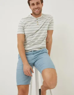 Linen Flat Front Shorts