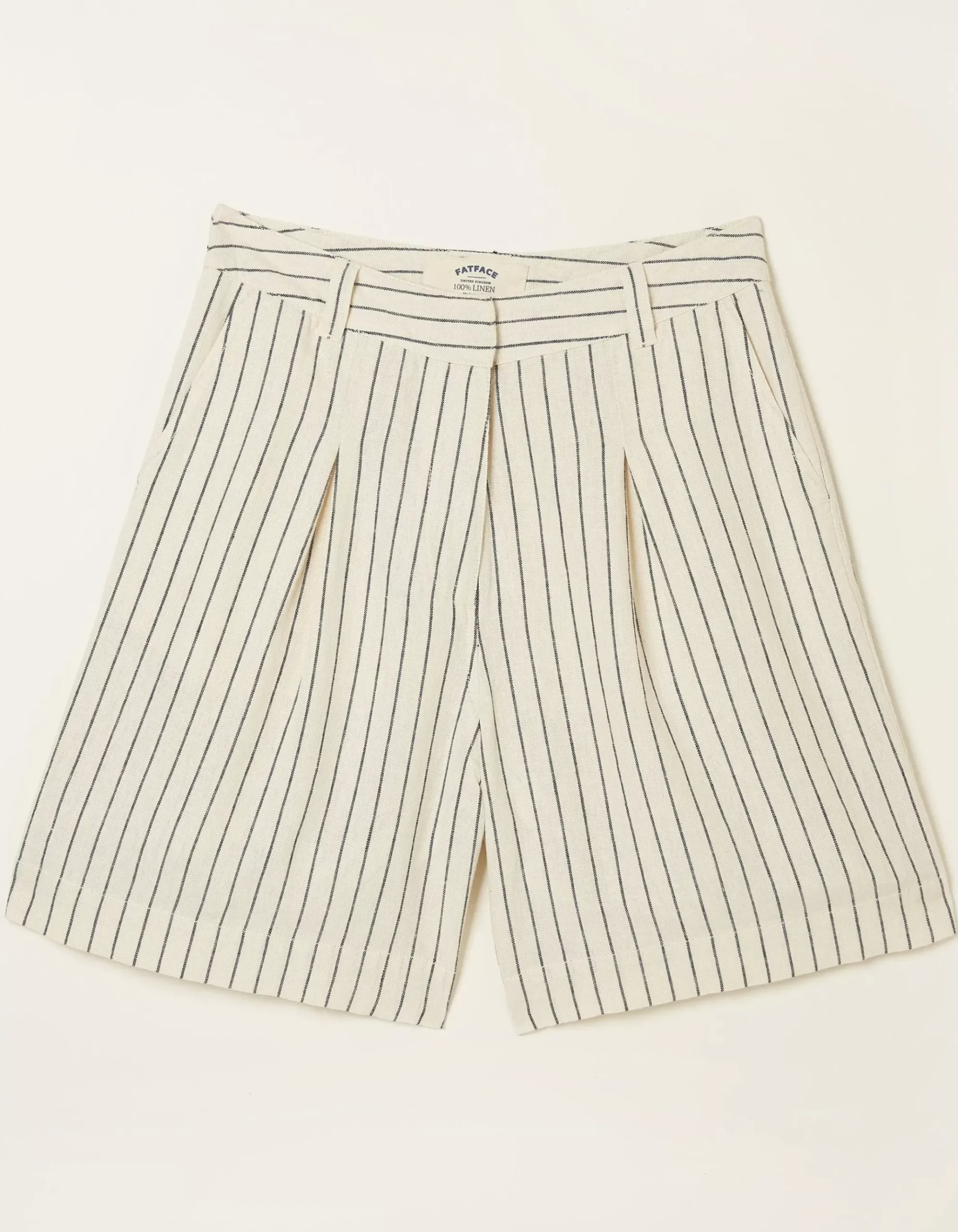 Linen Stripe Shorts