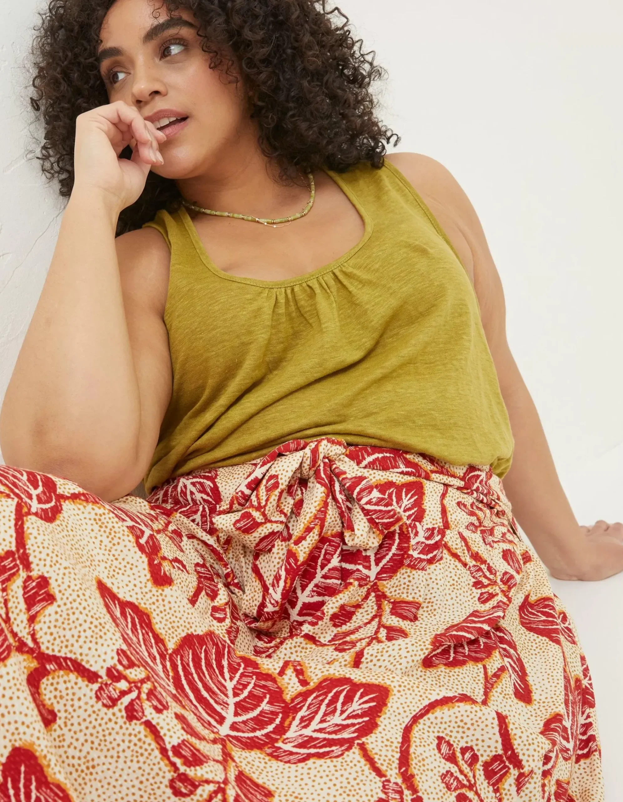 Linen Vest Top