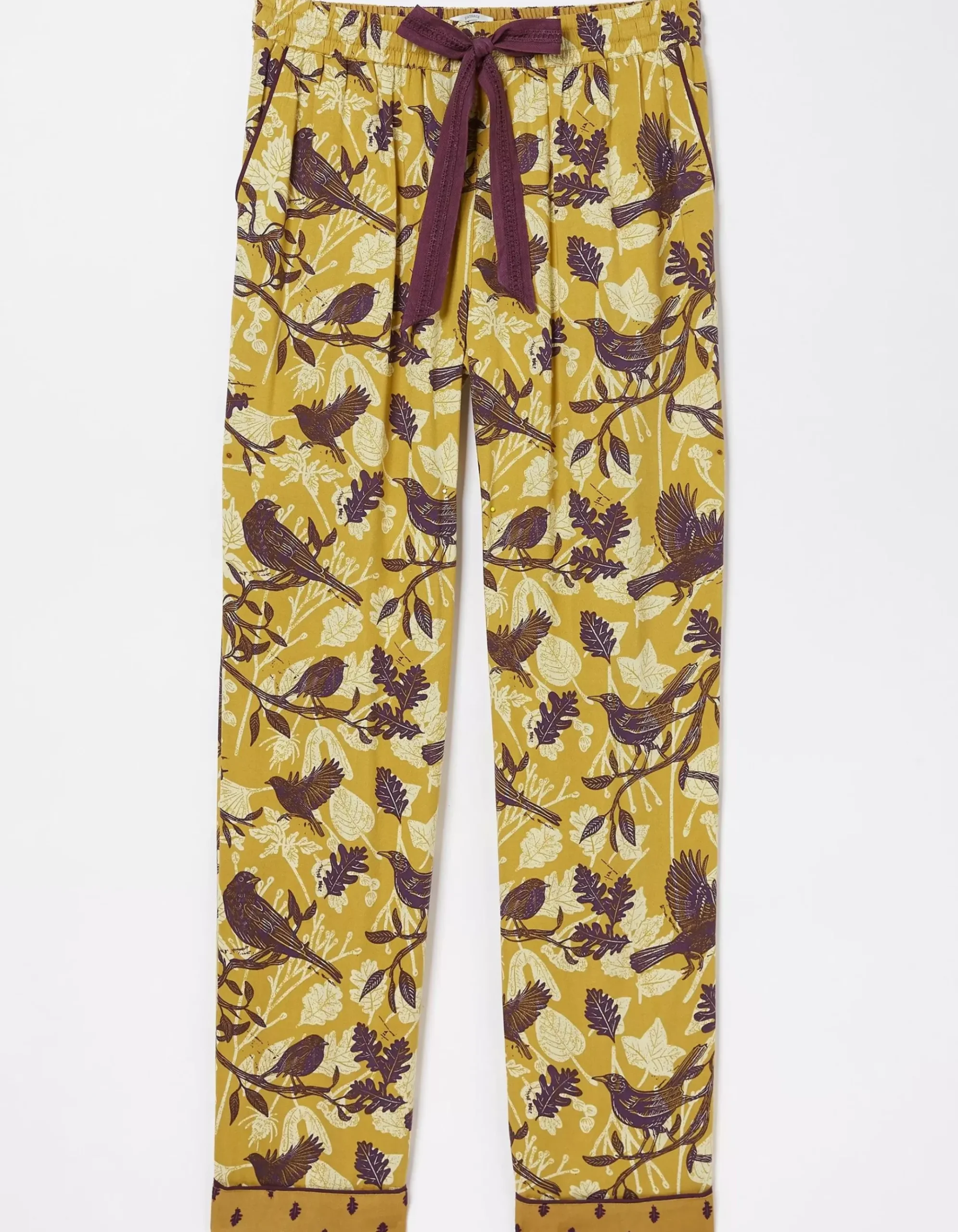 Lino Bird Pyjama Bottoms