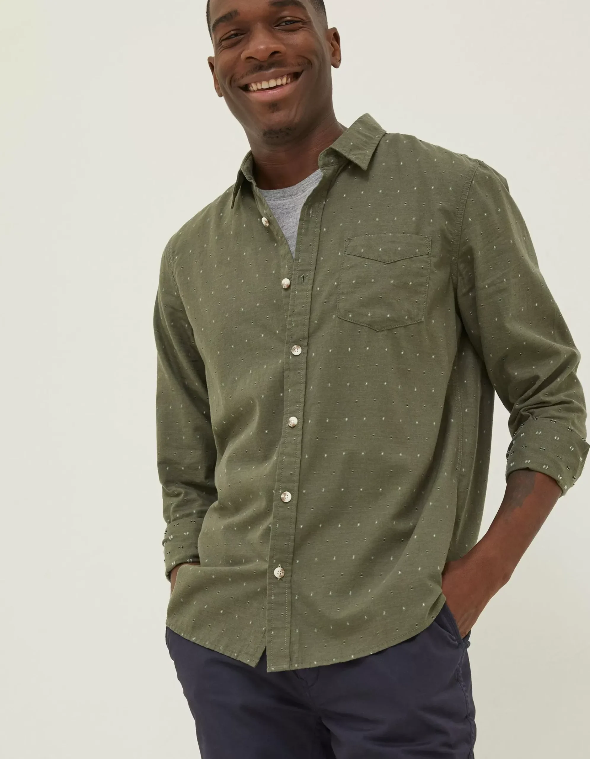 Long Sleeve Kaber Dobby Shirt