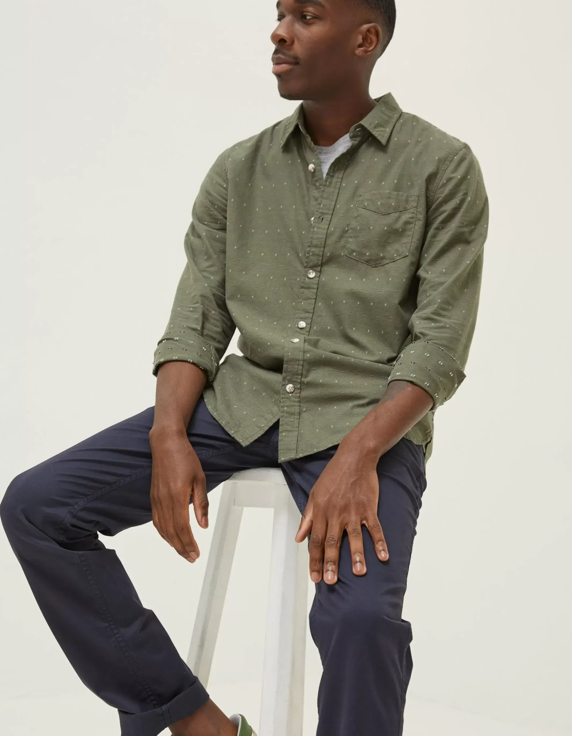 Long Sleeve Kaber Dobby Shirt