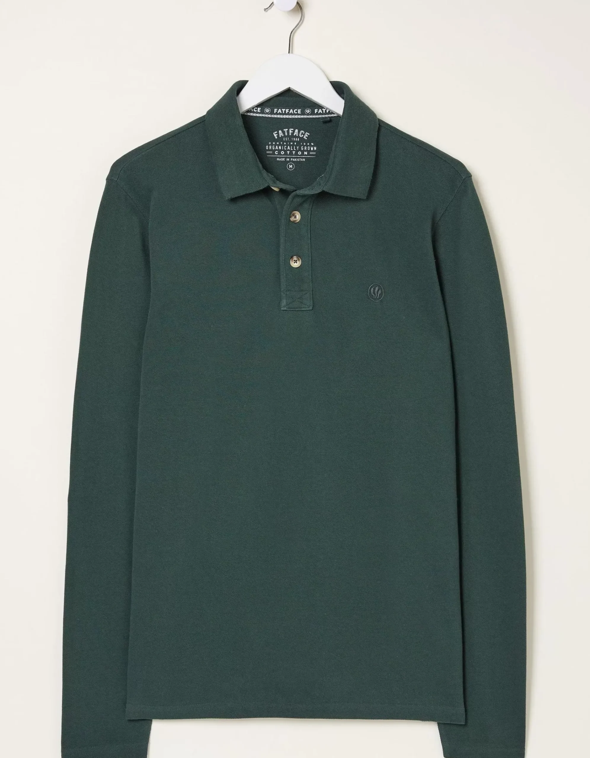 Long Sleeve Organic Pique Polo