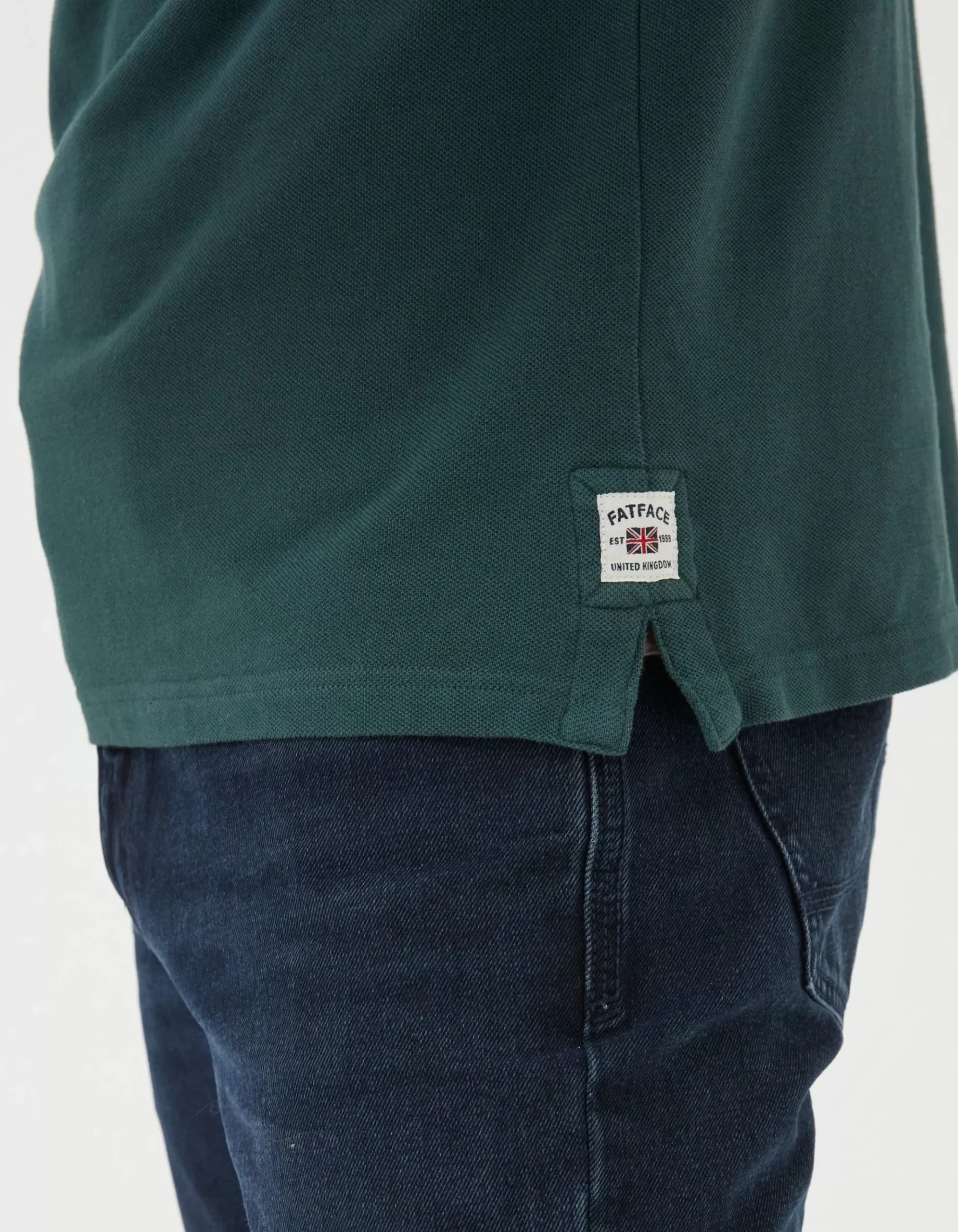 Long Sleeve Organic Pique Polo