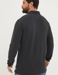 Long Sleeve Organic Pique Polo