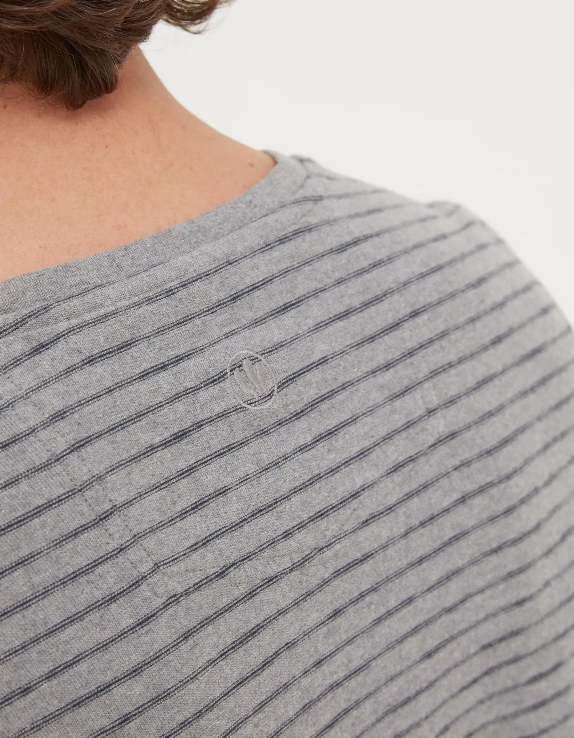 Long Sleeve Stripe Pocket T-Shirt