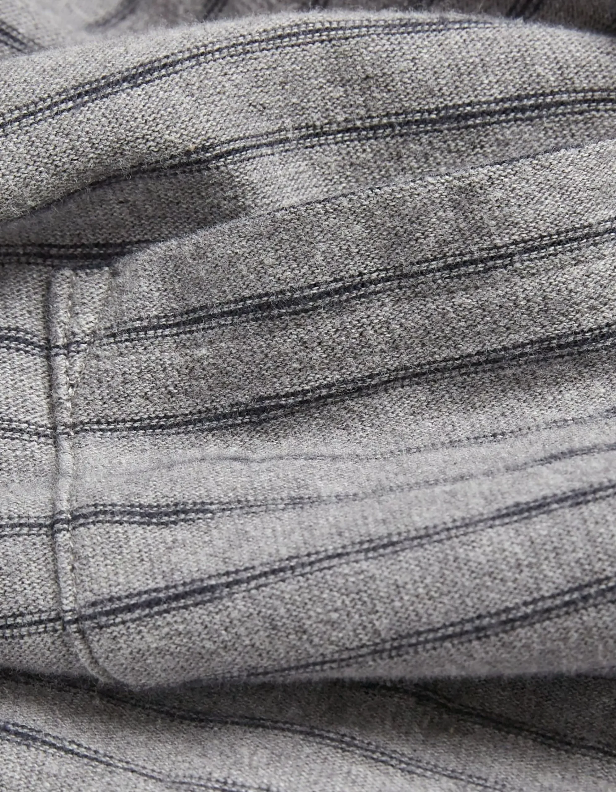 Long Sleeve Stripe Pocket T-Shirt