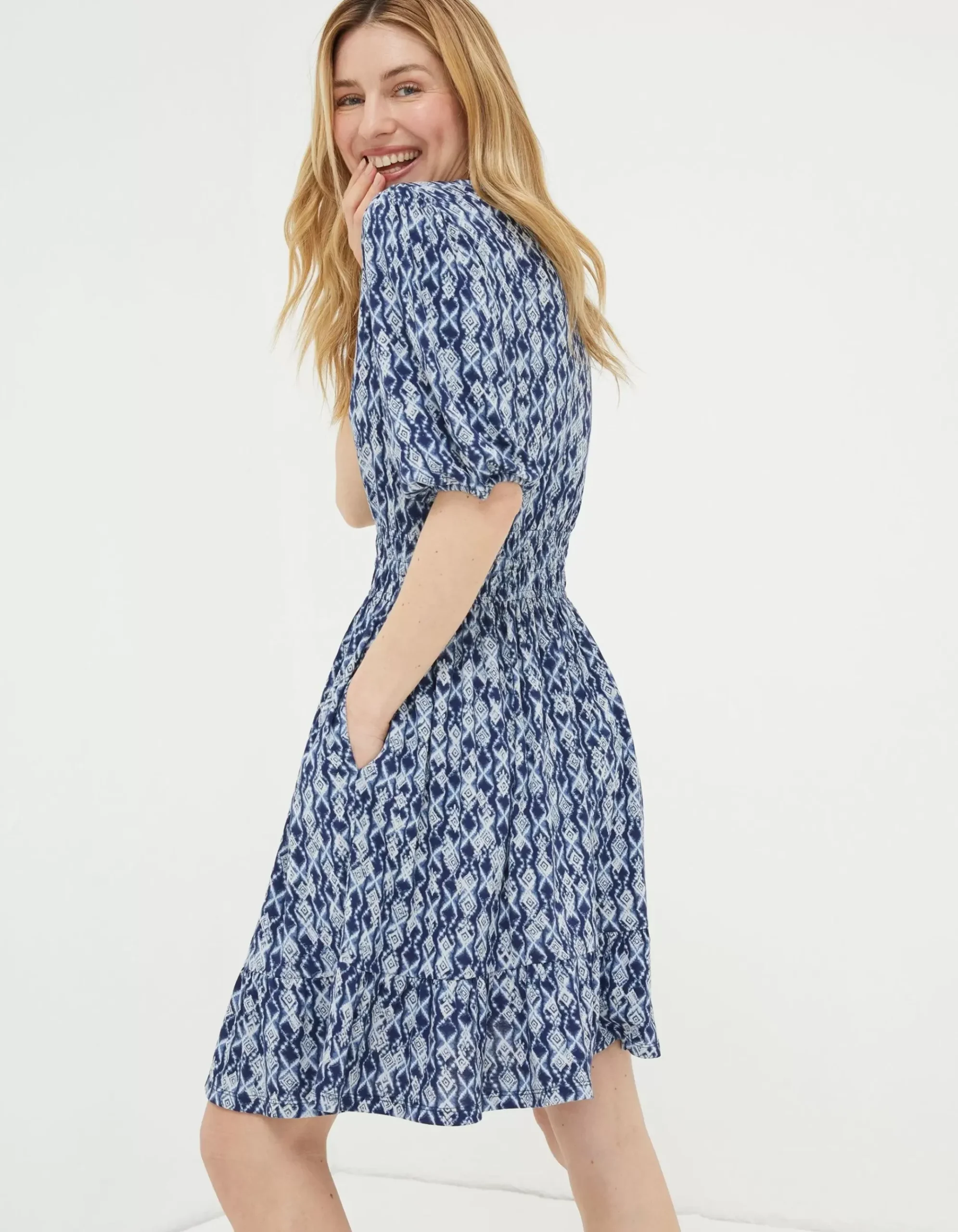Lottie Geo Jersey Dress