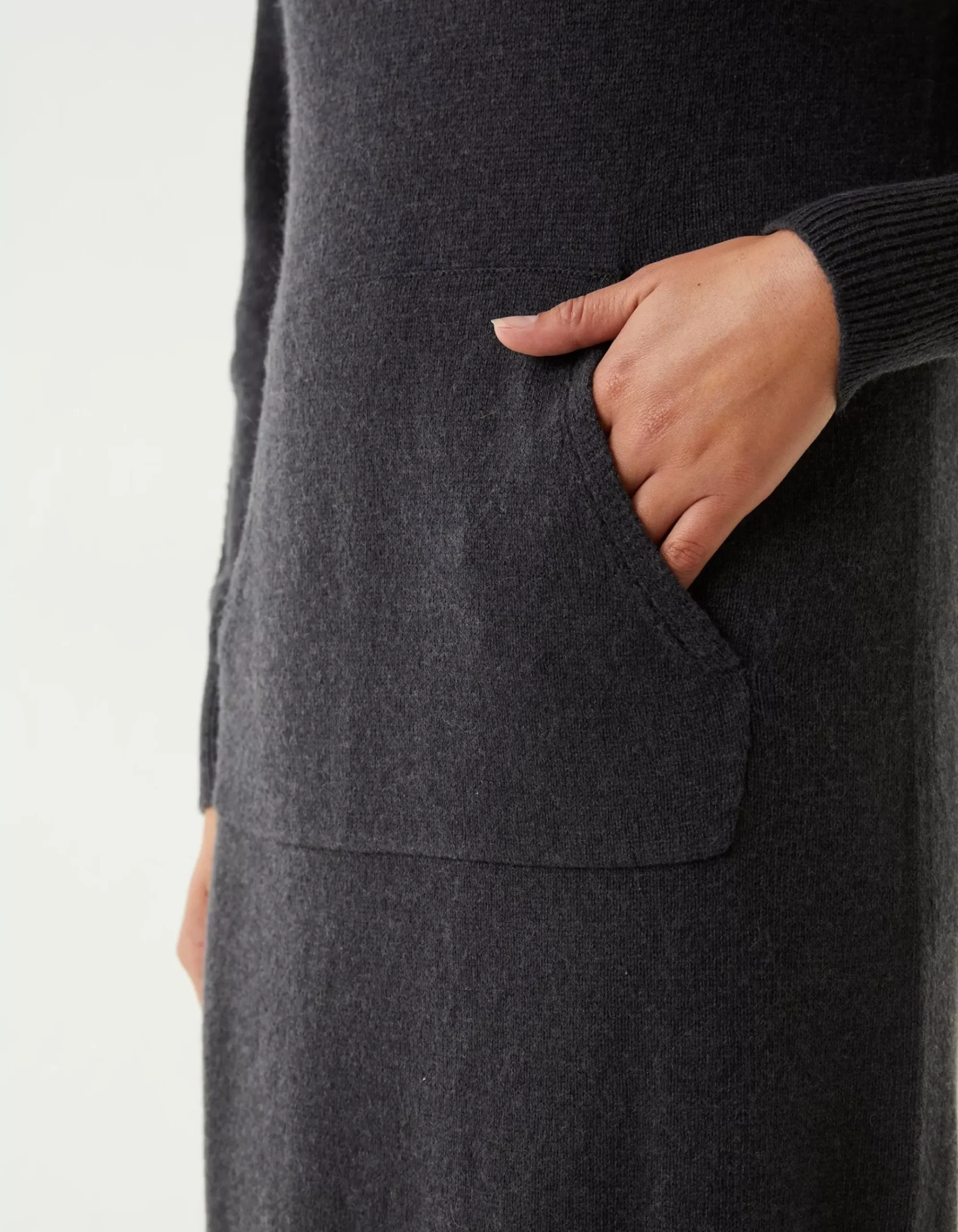Lounge Knitted Hoodie Dress