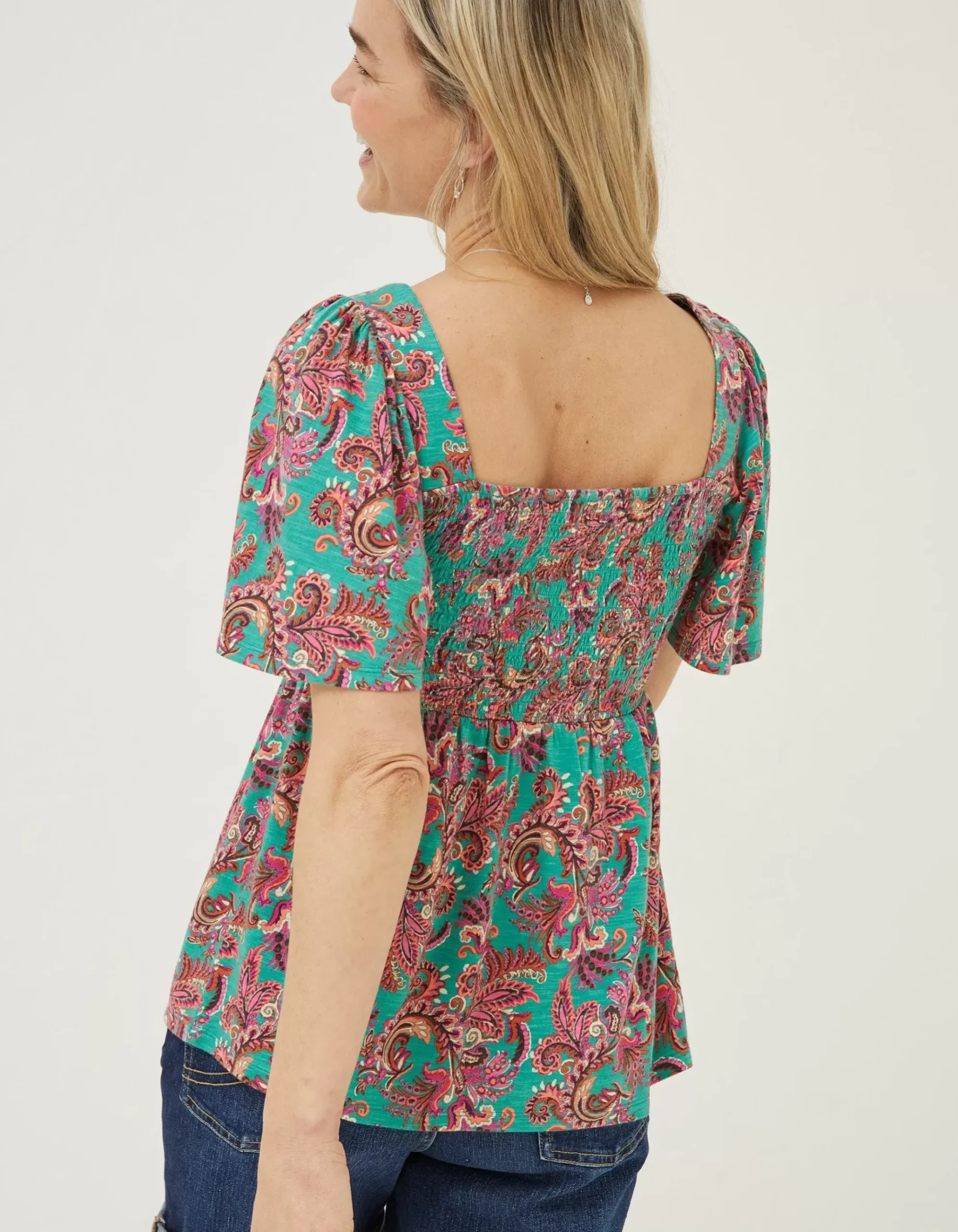Lucia Festival Floral Top