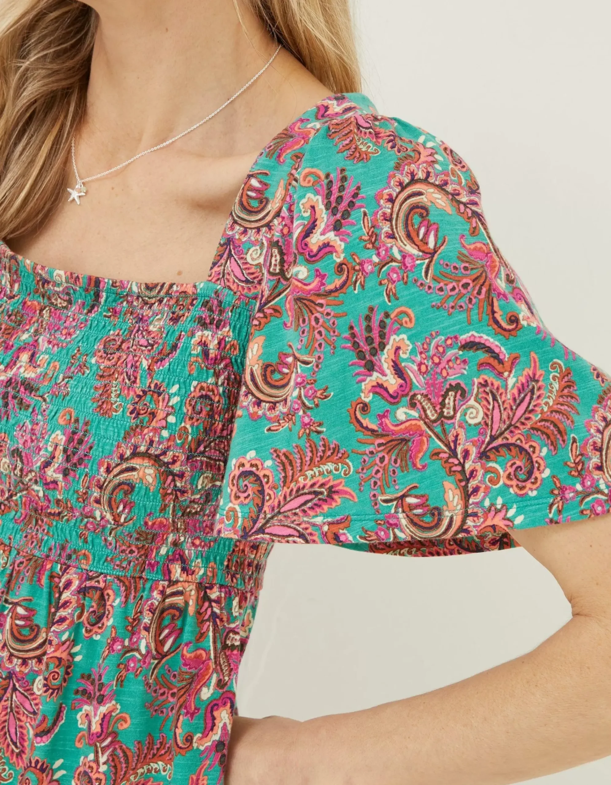 Lucia Festival Floral Top