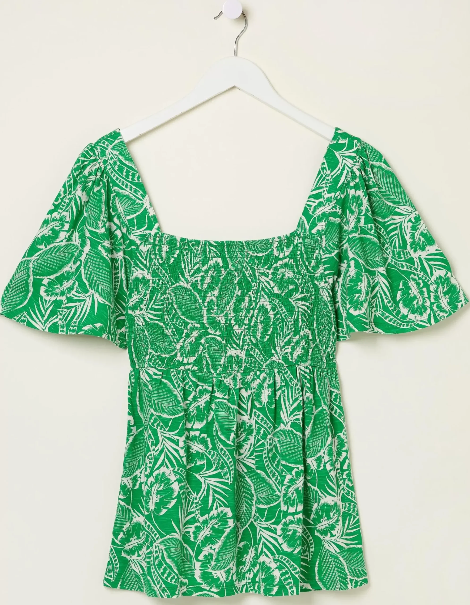 Lucia Tropical Leaf Top