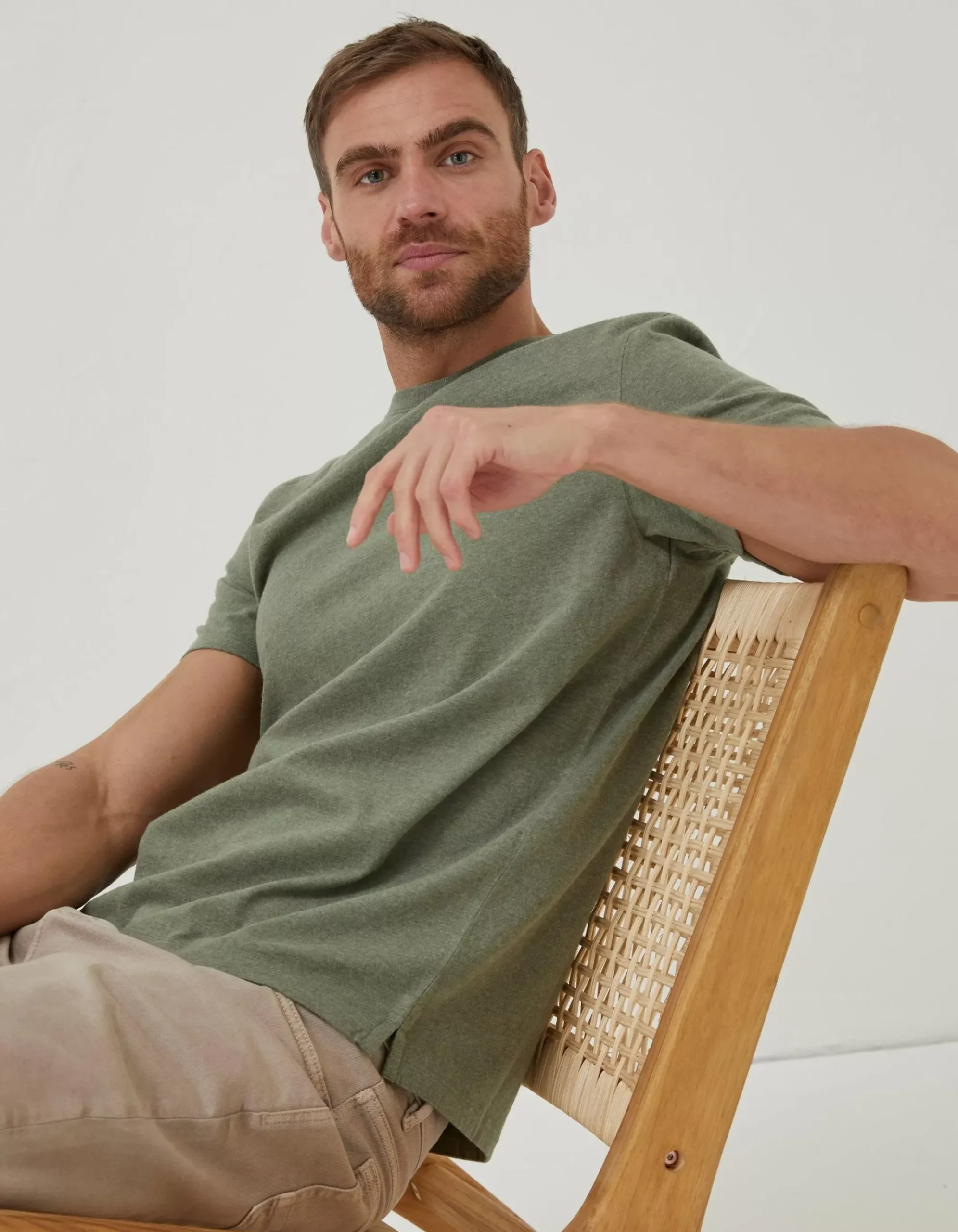 Lulworth Organic Cotton Crew T-Shirt