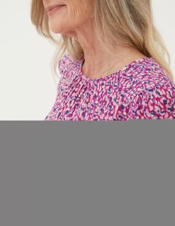 Lyndy Textured Animal Blouse