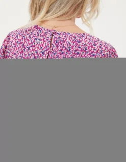 Lyndy Textured Animal Blouse