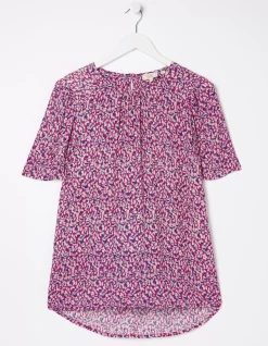 Lyndy Textured Animal Blouse