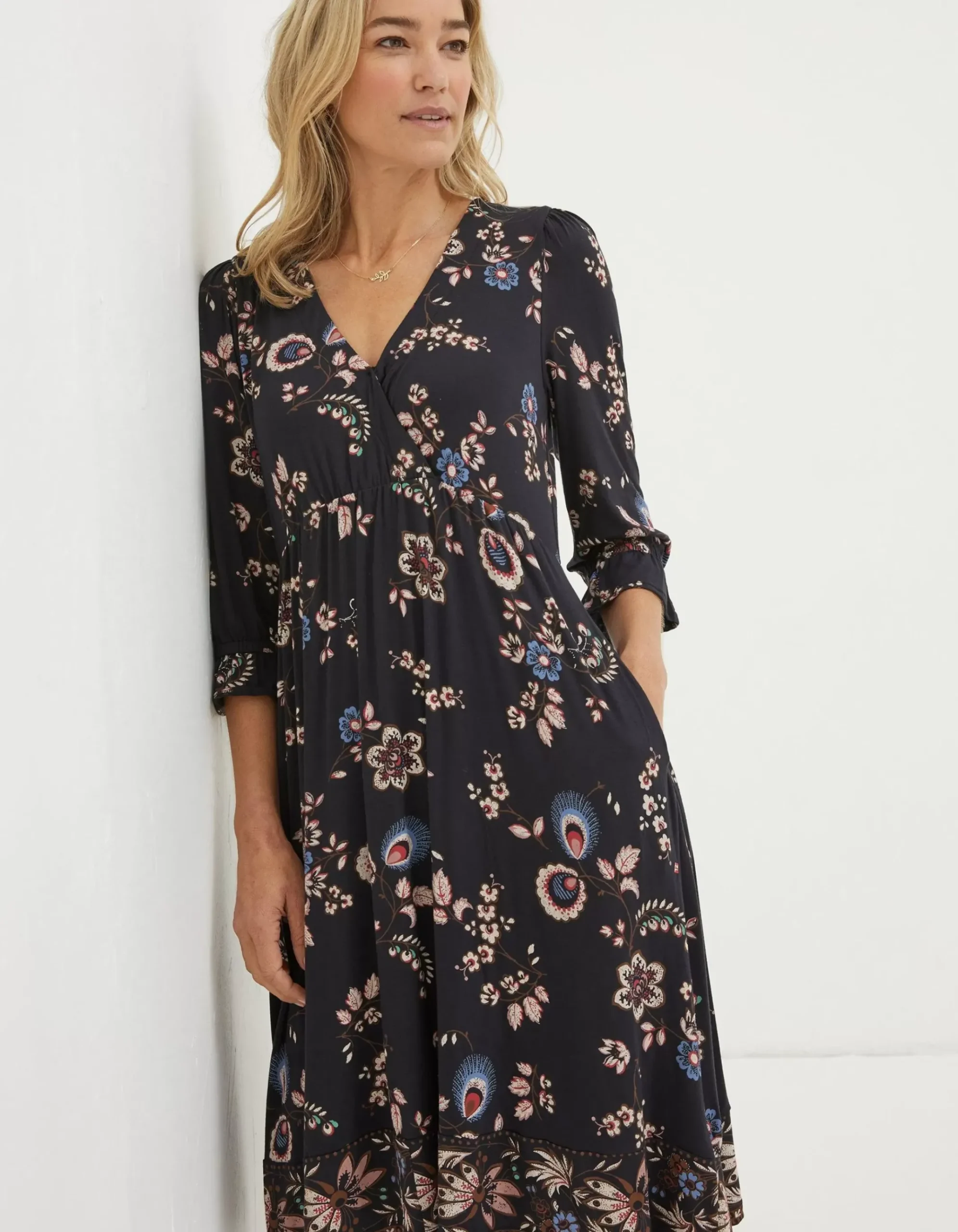 Lynnie Floral Jersey Dress