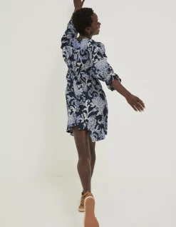 Maddox Palace Floral Print Wrap Dress