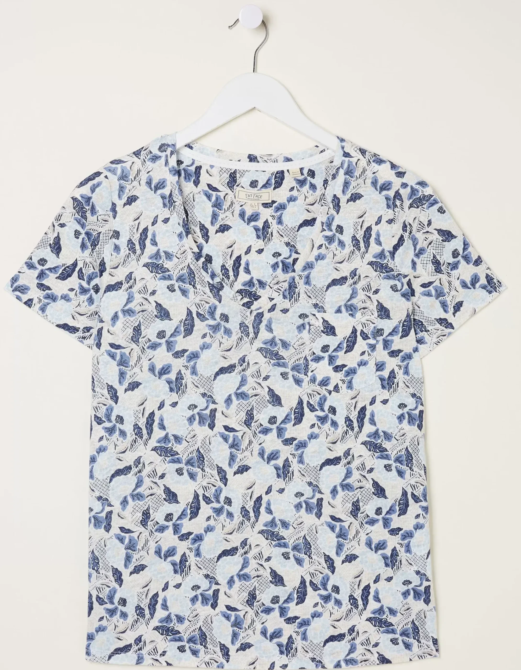 Maggie Flower Linen T-Shirt