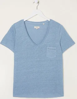 Maggie Linen T Shirt