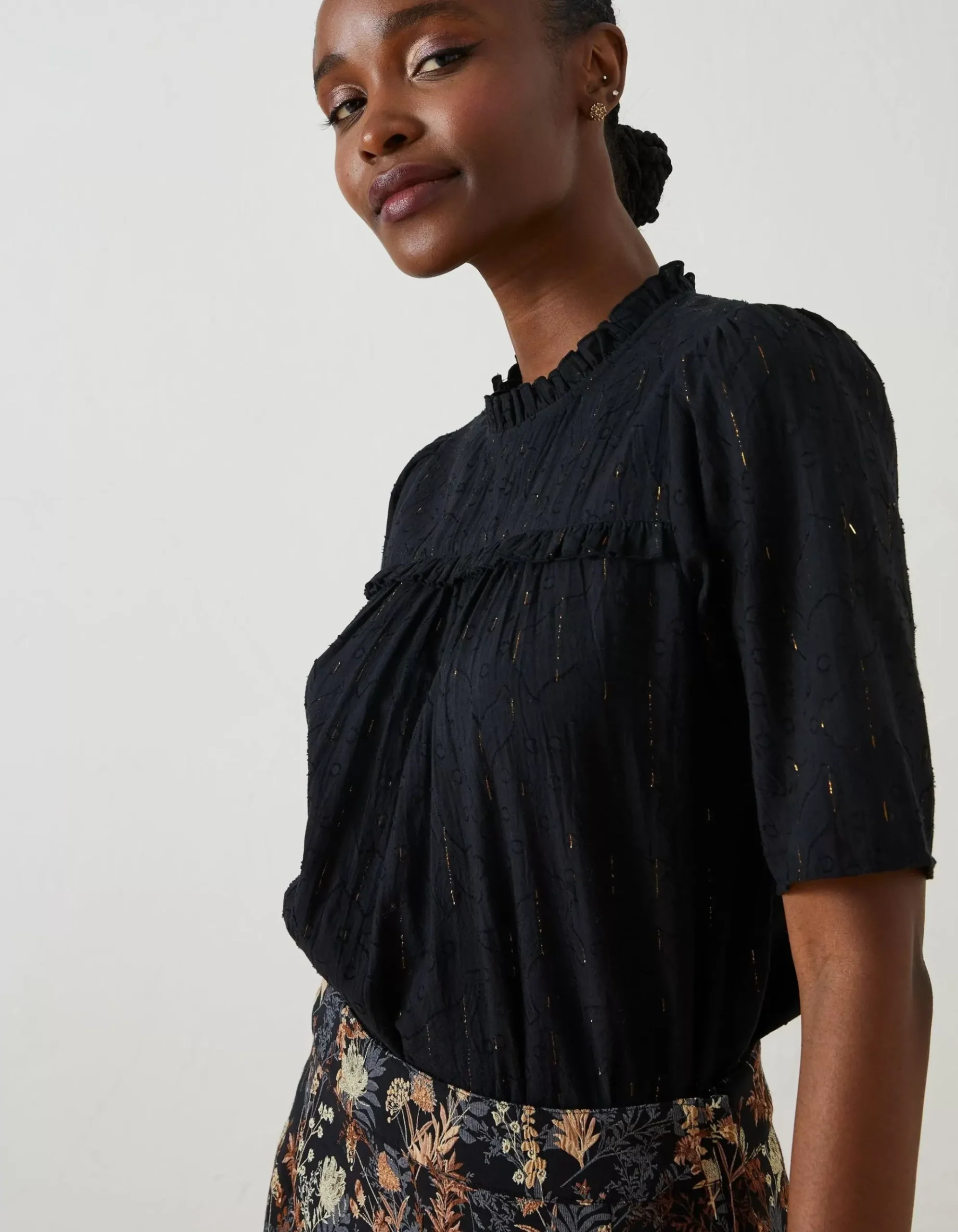 Maggie Metallic Blouse
