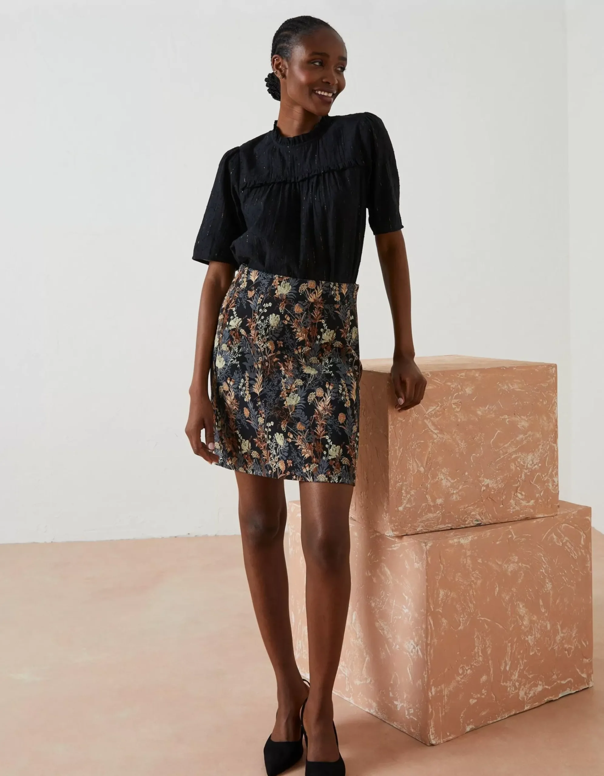 Maggie Metallic Blouse