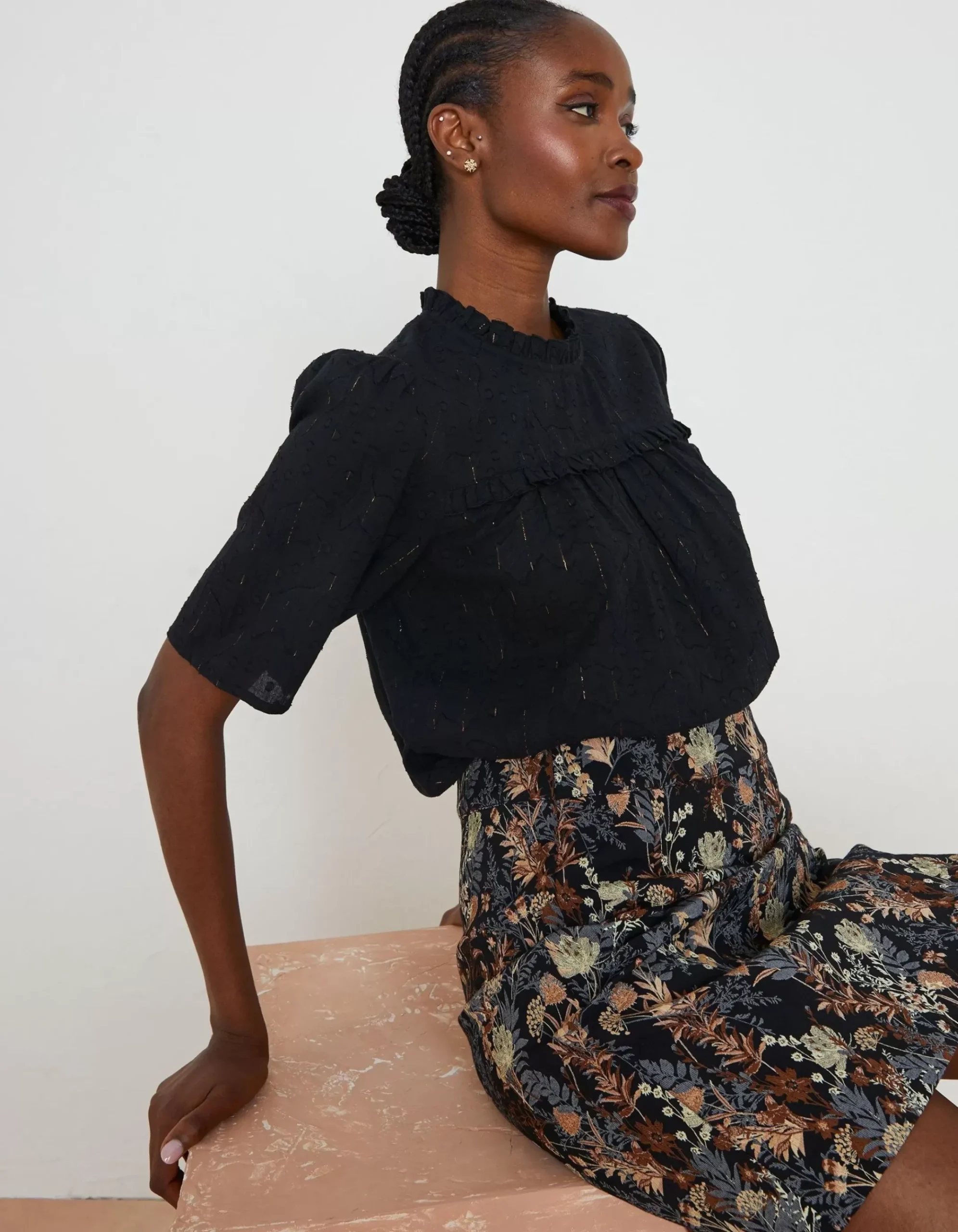 Maggie Metallic Blouse