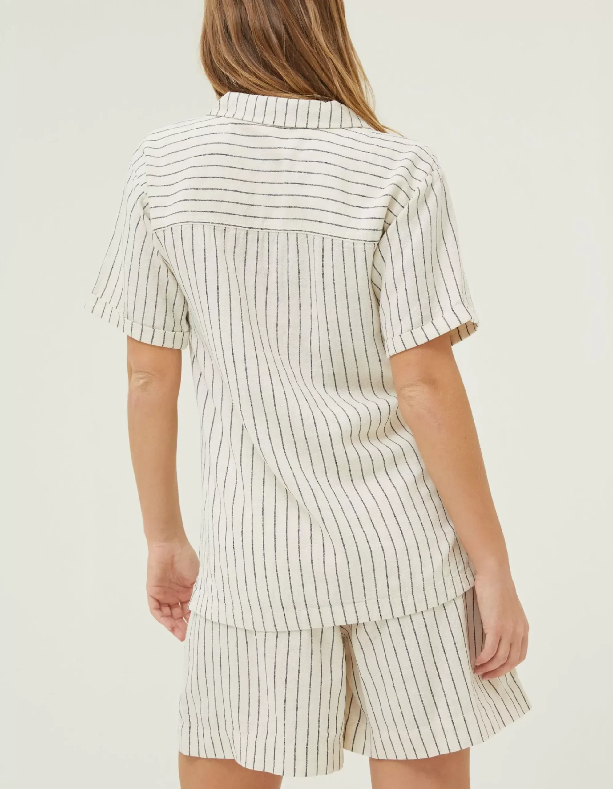Mali Linen Blend Stripe Shirt