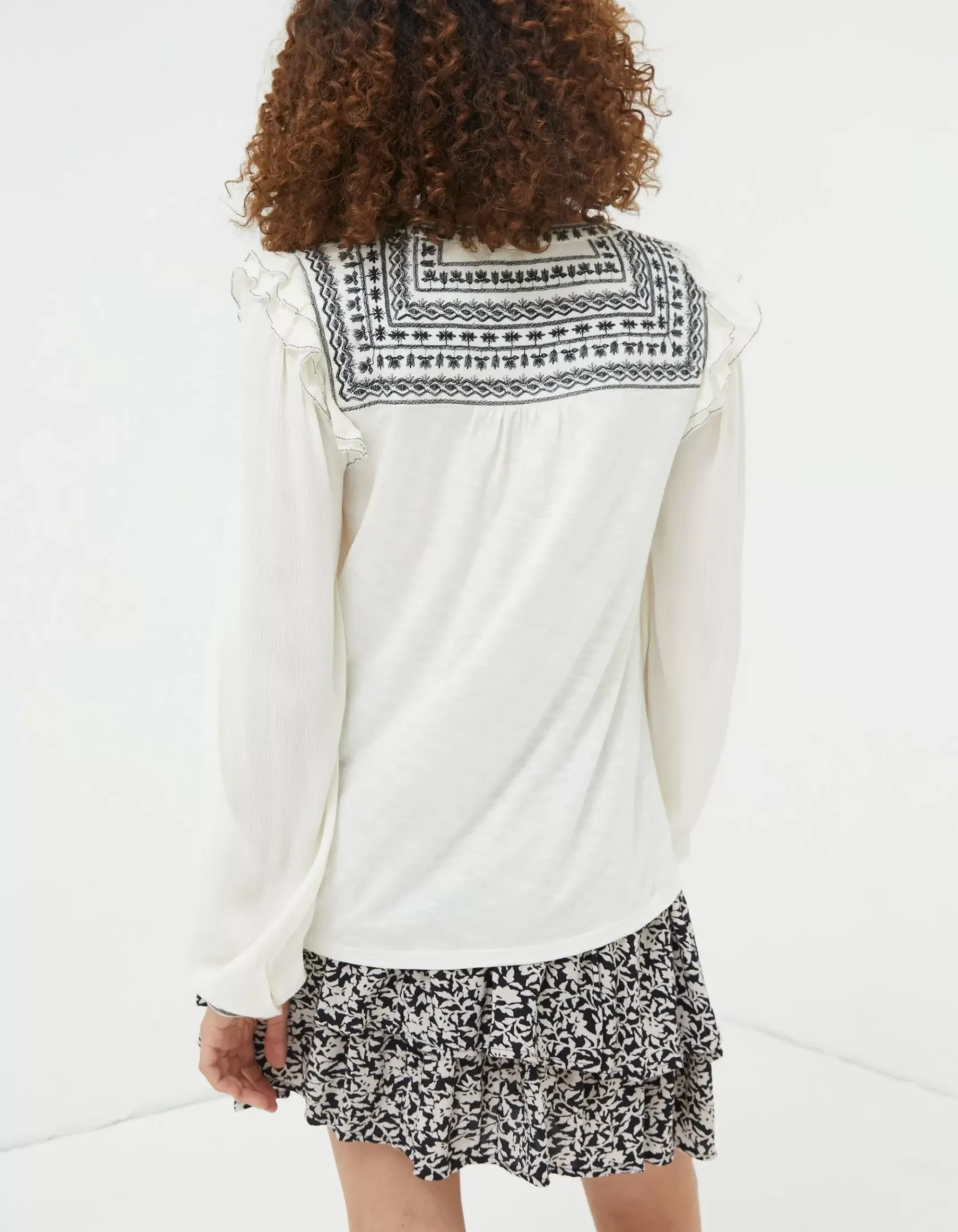 Martha Embroidered Top
