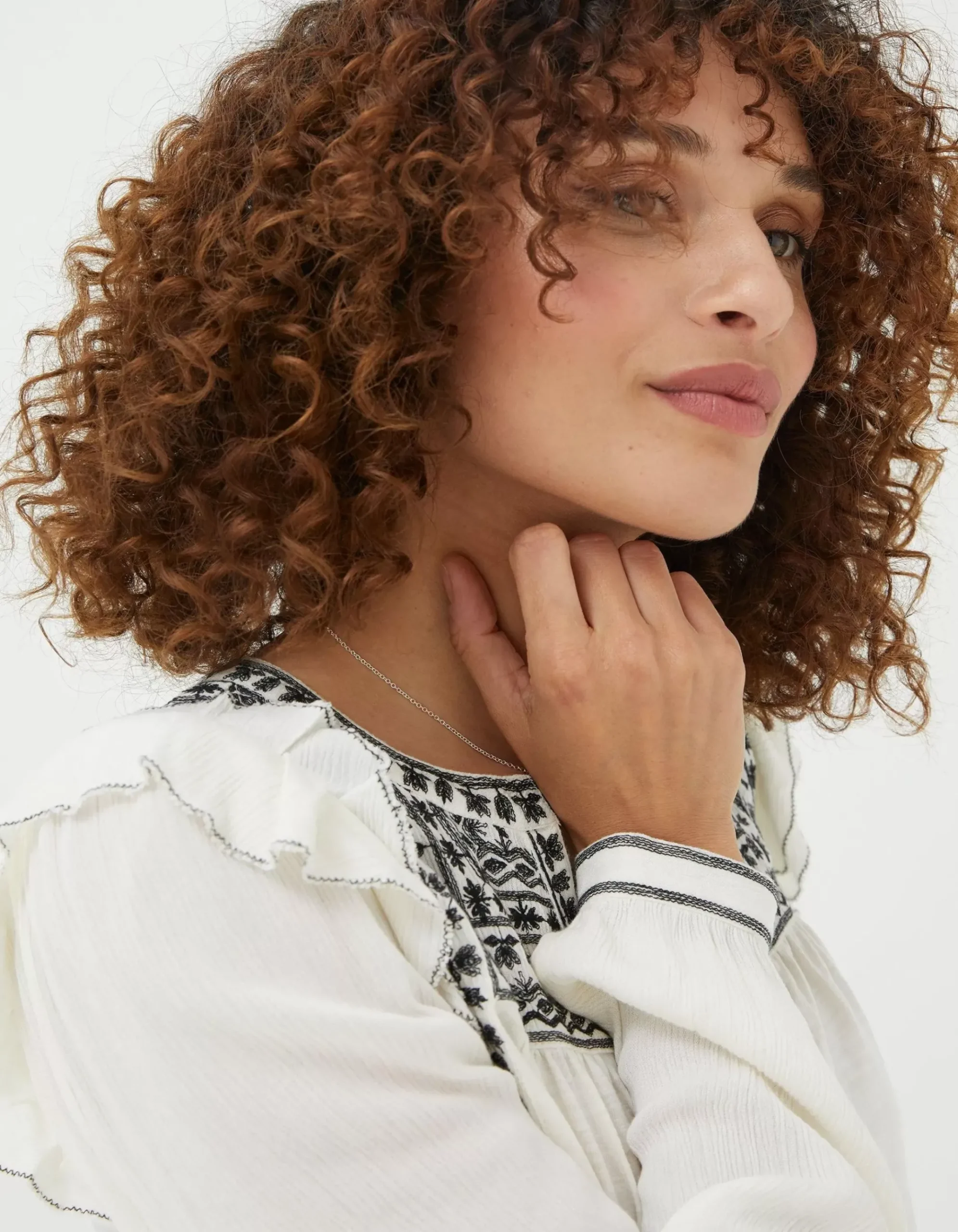 Martha Embroidered Top