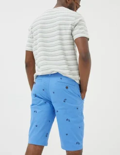 Mawes Bird Embroidery Shorts