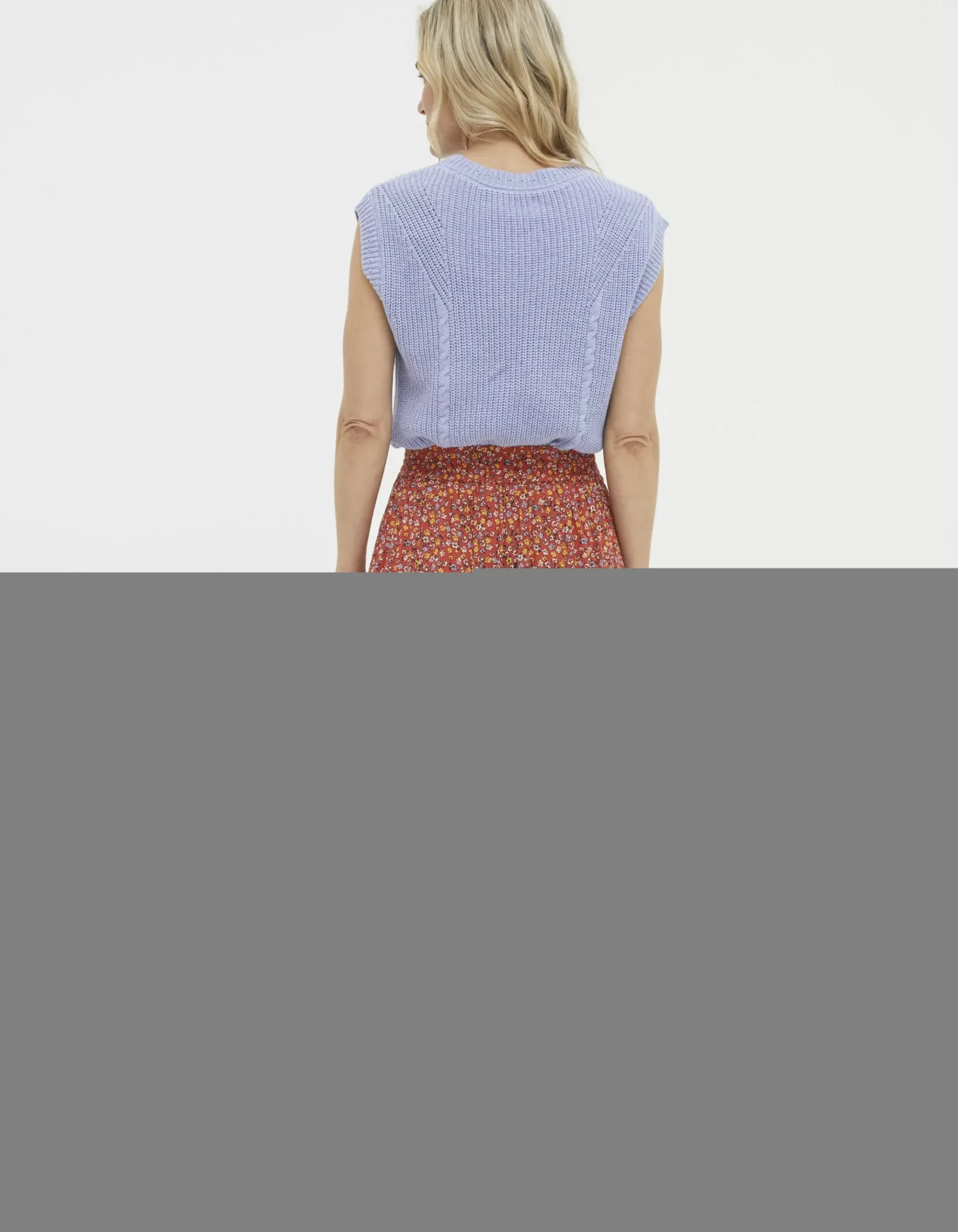 Millie Gradient Floral Midi Skirt