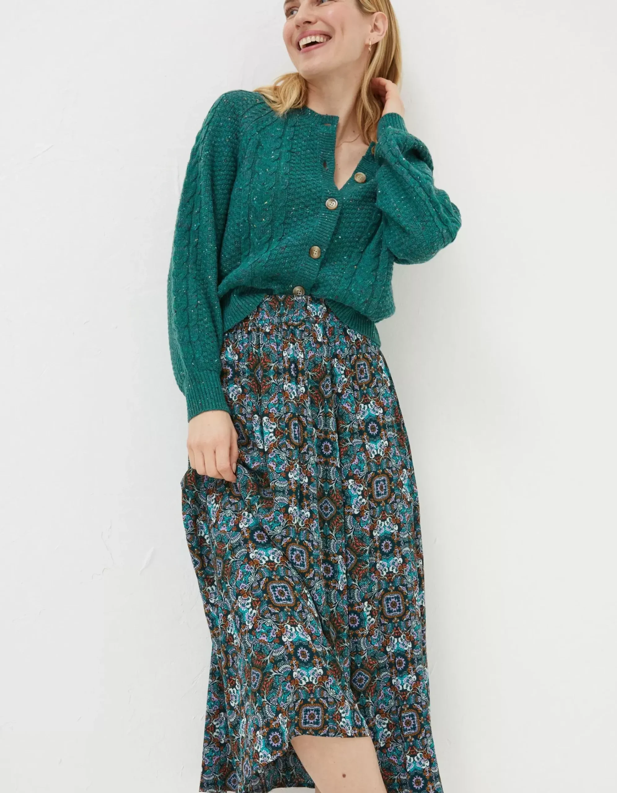 Millie Mirrored Midi Skirt