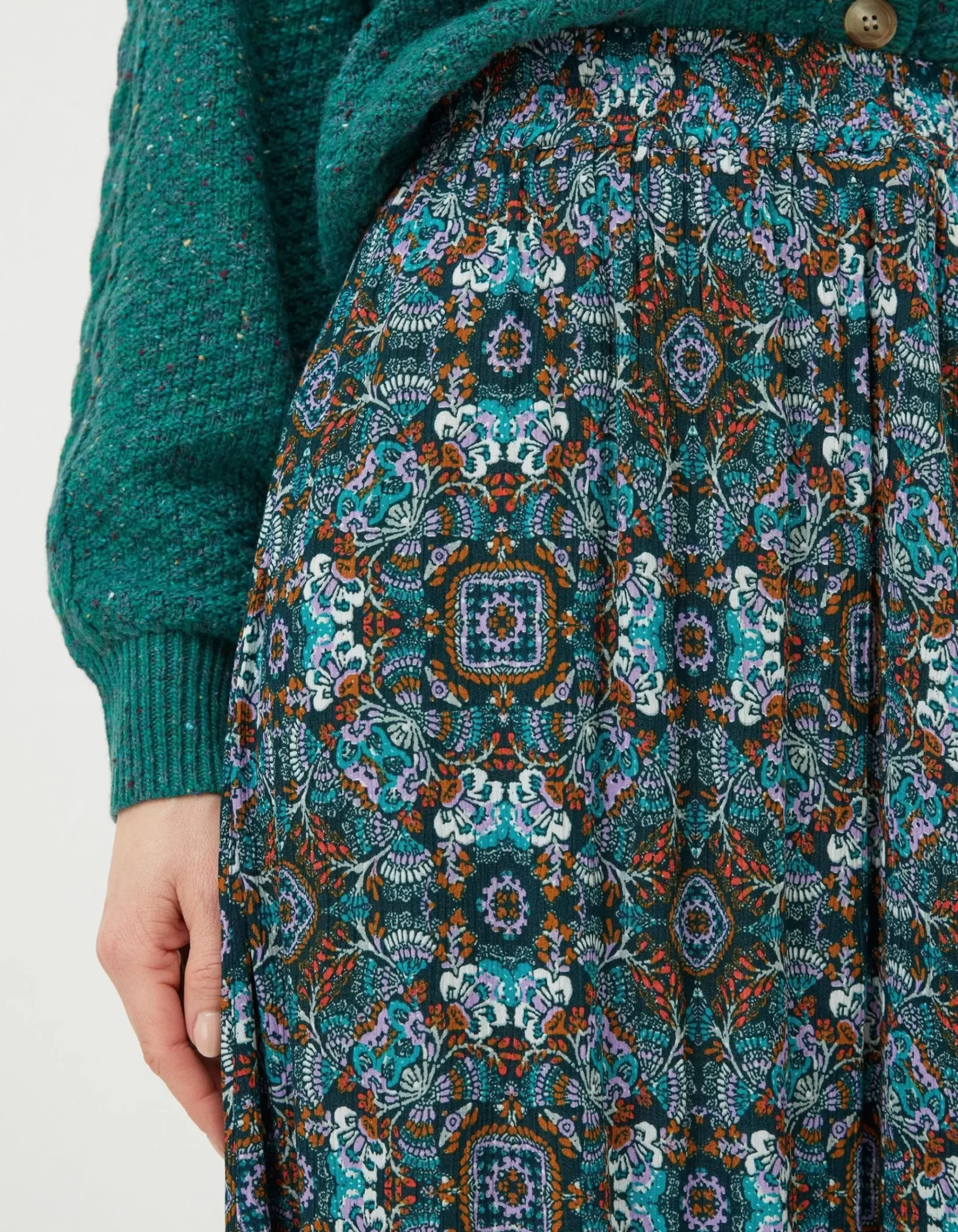 Millie Mirrored Midi Skirt