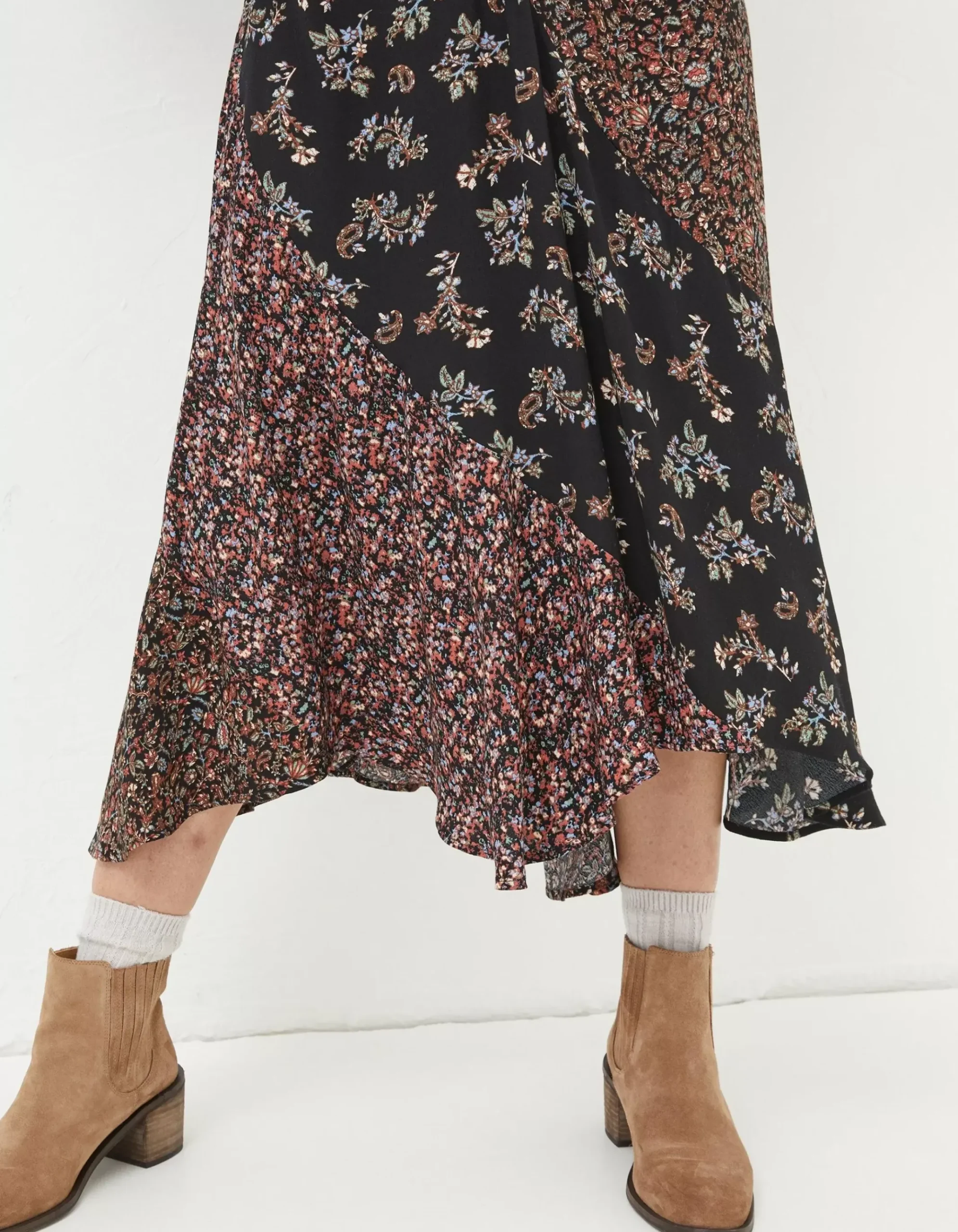Nate Craft Floral Midi Dress