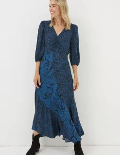 Nate Marble Patch Midi Dress