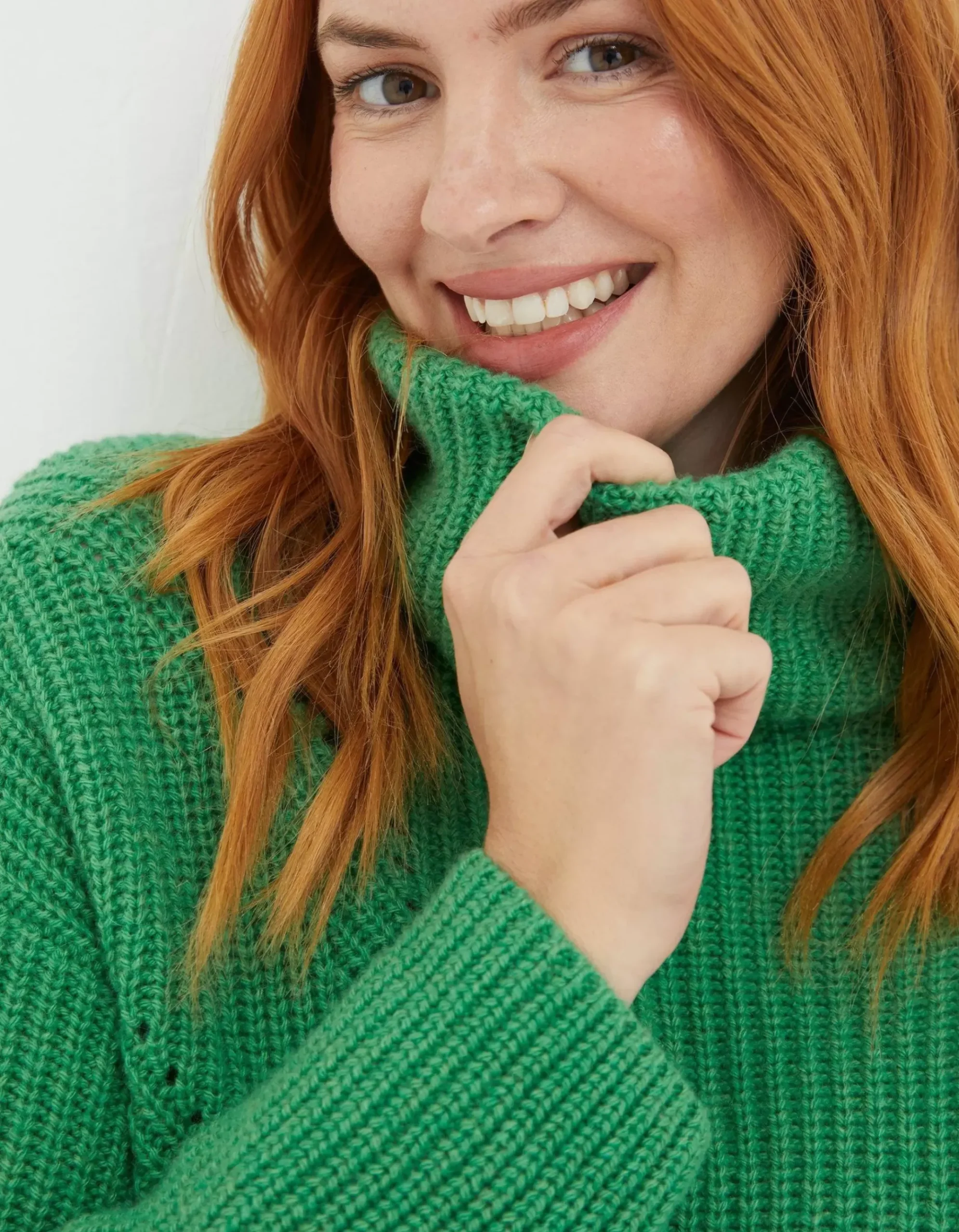 Nellie Boxy Roll Neck Jumper