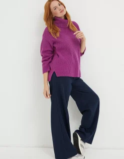 Nellie Boxy Roll Neck Jumper