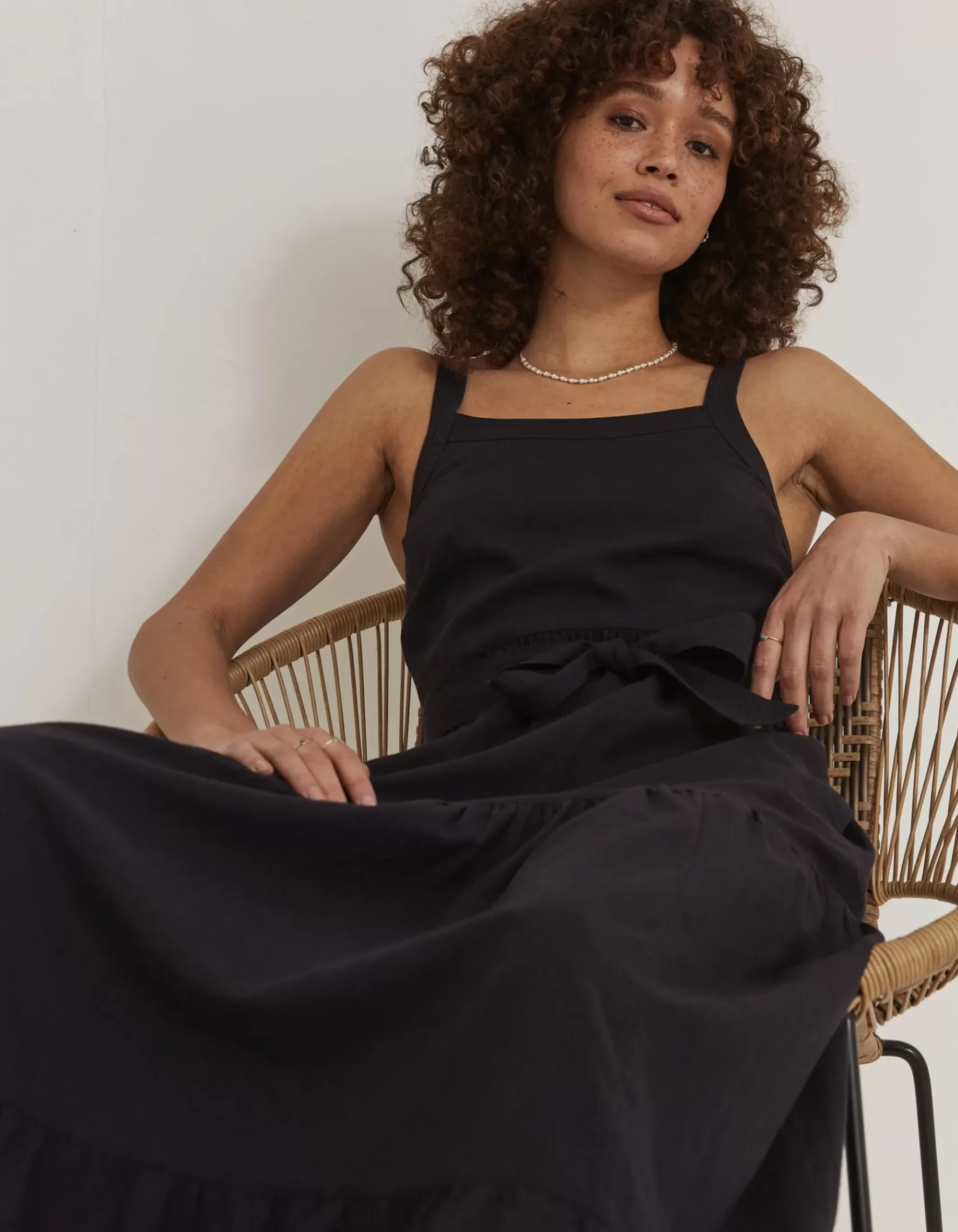 Nita Linen Blend Maxi Dress