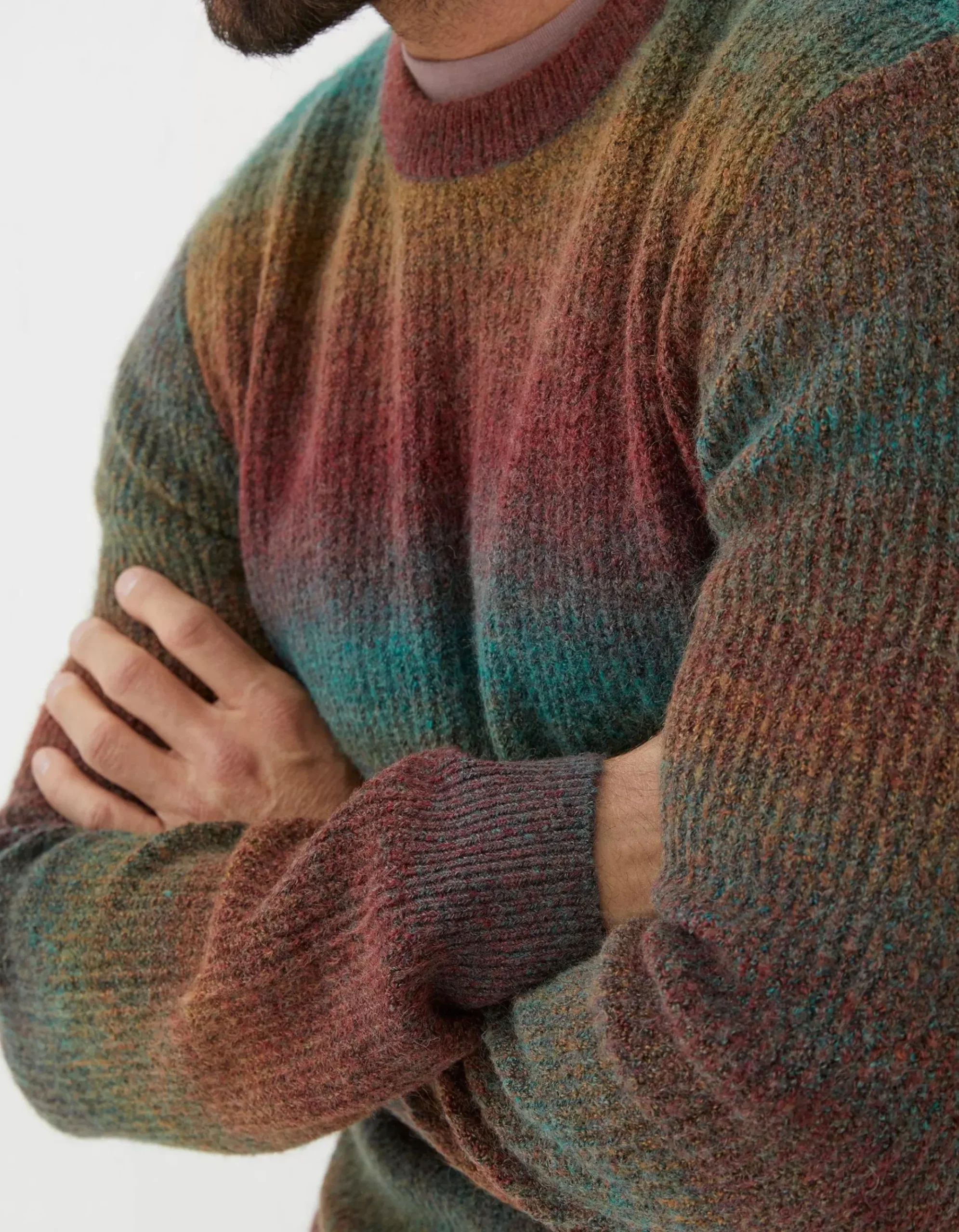 Ombre Crew Jumper