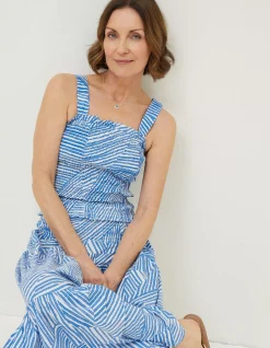 Oran Abstract Stripe Cami