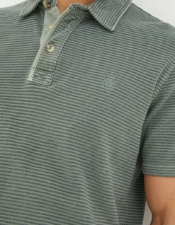 Organic Cotton Fine Stripe Polo